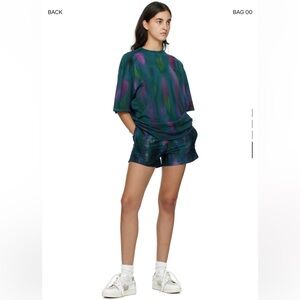 Acne studio Navy cloud dye short